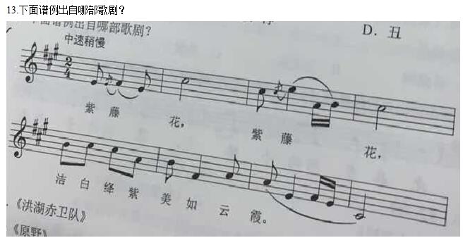 教师资格考试音乐学科命中分析