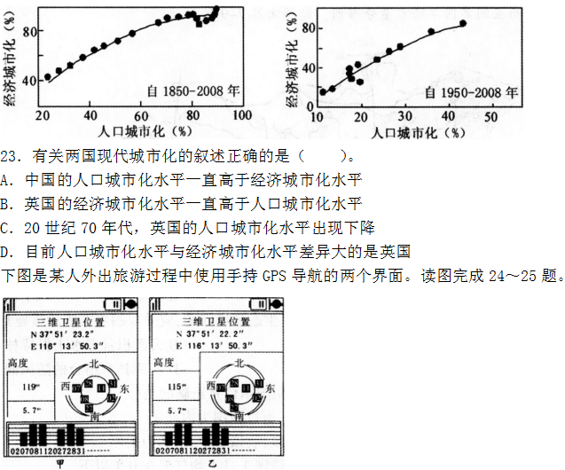 2016年下半年教师资格证考试试题及答案三——地理学科知识与教学能力(高级中学)